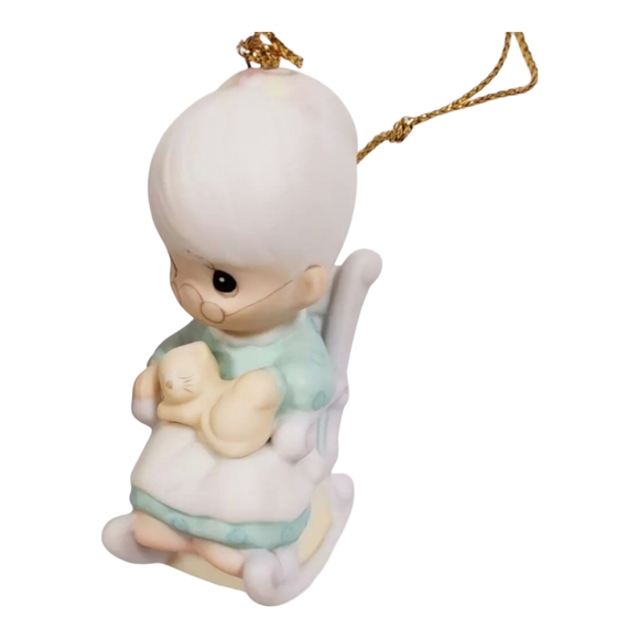 NIB *Precious Moments Ornament: #E-0516 "The Purr-fect GRANDMA" 1983 - Picture 8 of 9